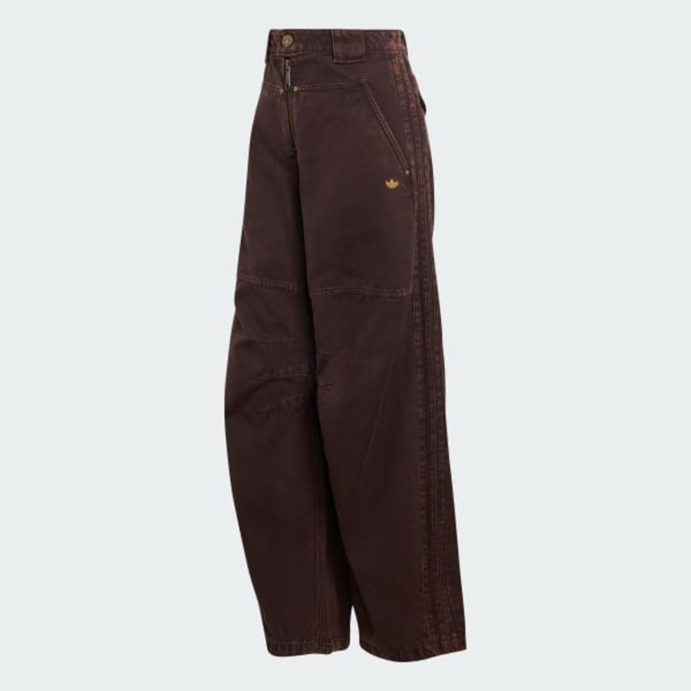 adidas Originals Brown Wide Leg Pants